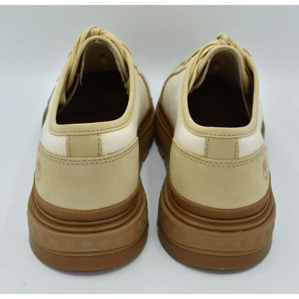 Timberland Womens Size 9.5‎ Ray City EK+ Natural Canvas Platform Oxford Shoes